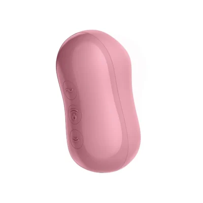 Зображення Вакуумний стимулятор із вібрацією Satisfyer Cotton Candy Light Red