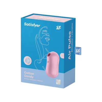 Зображення Вакуумний стимулятор із вібрацією Satisfyer Cotton Candy Lilac