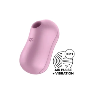 Alternative view of Вакуумний стимулятор із вібрацією Satisfyer Cotton Candy Lilac