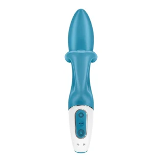Зображення Вібратор-кролик із потрійним відростком Satisfyer Embrace me Turquoise
