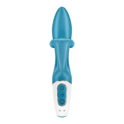 Зображення Вібратор-кролик із потрійним відростком Satisfyer Embrace me Turquoise