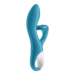 Зображення Вібратор-кролик із потрійним відростком Satisfyer Embrace me Turquoise