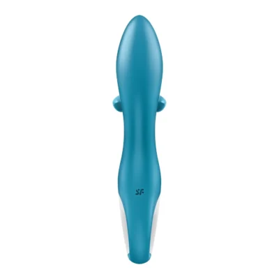 Зображення Вібратор-кролик із потрійним відростком Satisfyer Embrace me Turquoise