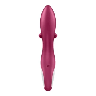 Зображення Вібратор-кролик із потрійним відростком Satisfyer Embrace me Berry