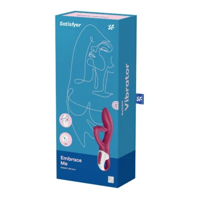 Зображення Вібратор-кролик із потрійним відростком Satisfyer Embrace me Berry