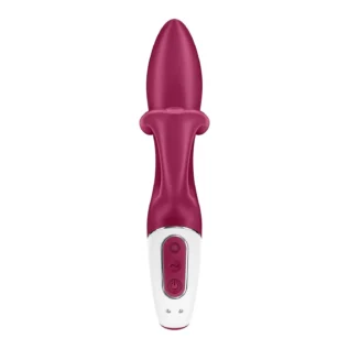 Зображення Вібратор-кролик із потрійним відростком Satisfyer Embrace me Berry