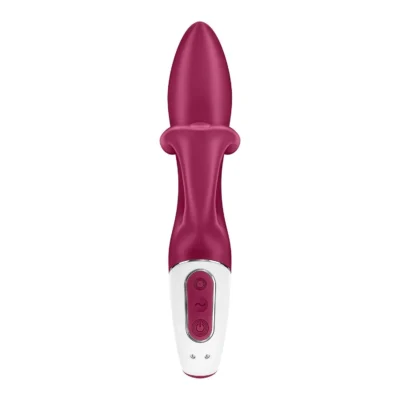 Зображення Вібратор-кролик із потрійним відростком Satisfyer Embrace me Berry