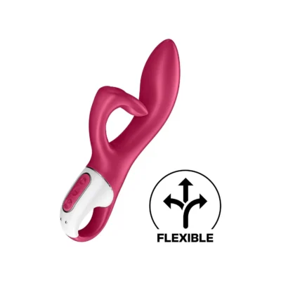 Зображення Вібратор-кролик із потрійним відростком Satisfyer Embrace me Berry