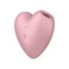 Зображення Вакуумний стимулятор-серце з вібрацією Satisfyer Cutie Heart Light Red