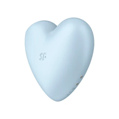 Зображення Вакуумний стимулятор-серце з вібрацією Satisfyer Cutie Heart Blue
