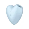 Зображення Вакуумний стимулятор-серце з вібрацією Satisfyer Cutie Heart Blue