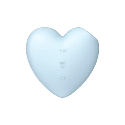 Зображення Вакуумний стимулятор-серце з вібрацією Satisfyer Cutie Heart Blue