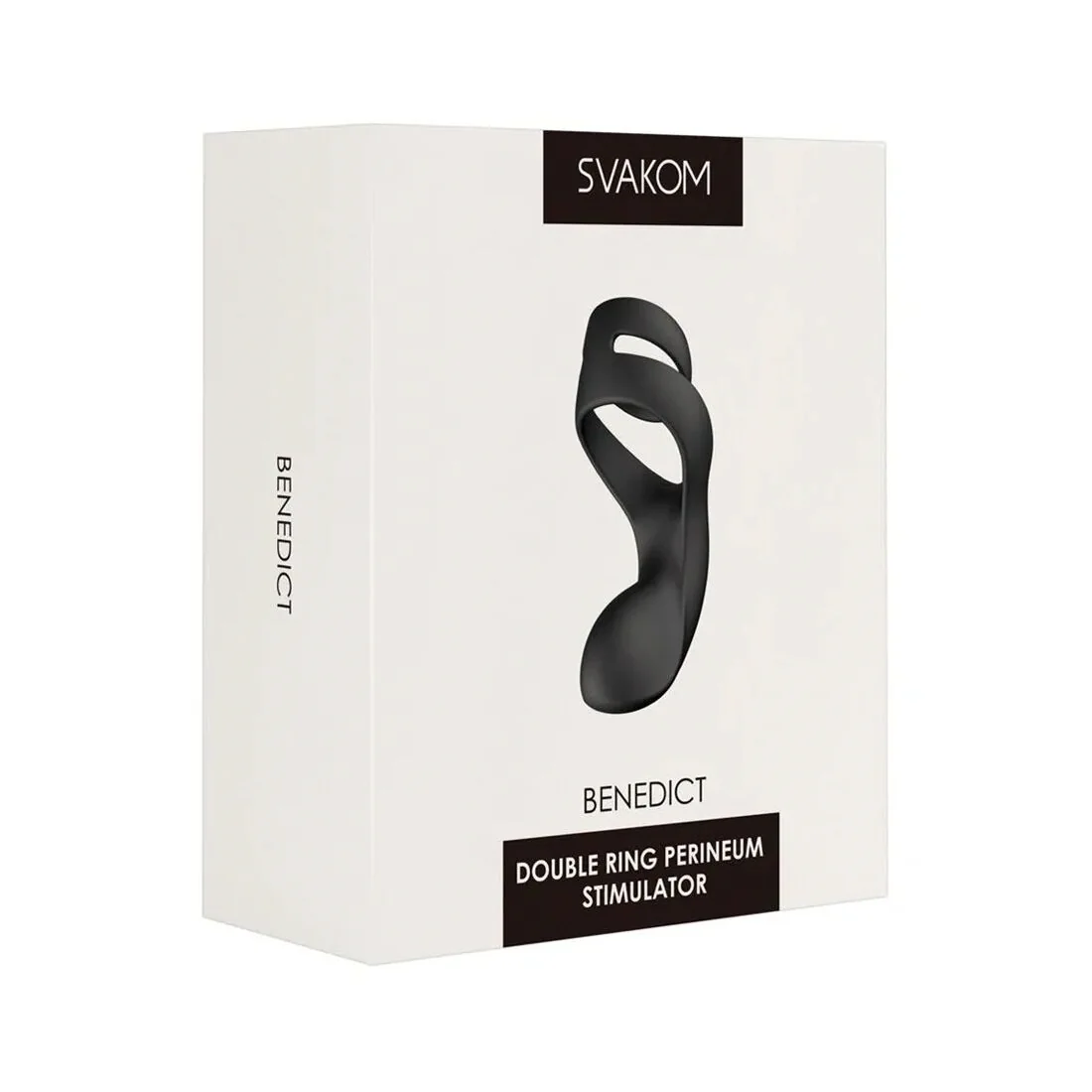 Подвійне ерекційне кільце Svakom Benedict Black 9 Подвійне ерекційне кільце Svakom Benedict Black - Зображення 7