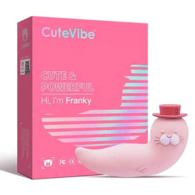Зображення Вакуумний вібратор CuteVibe Franky Pink