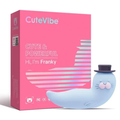Зображення Вакуумний вібратор CuteVibe Franky Blue