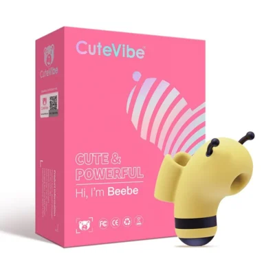 Вакуумний стимулятор із мікрострумами CuteVibe Beebe Yellow 13 Зображення Вакуумний стимулятор із мікрострумами CuteVibe Beebe Yellow