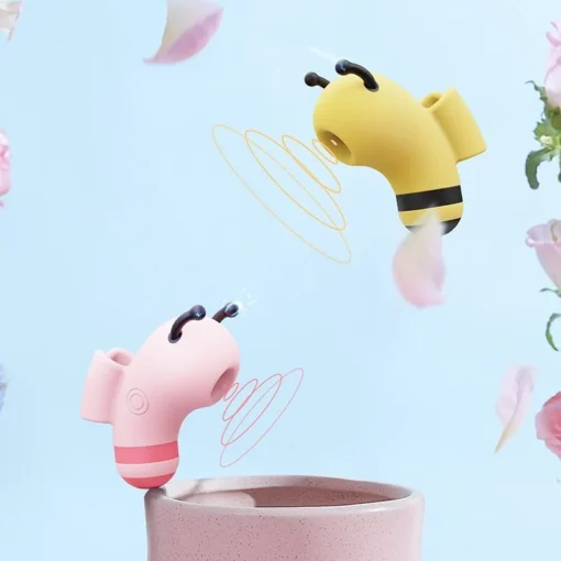Вакуумний стимулятор із мікрострумами CuteVibe Beebe Yellow - Зображення 7