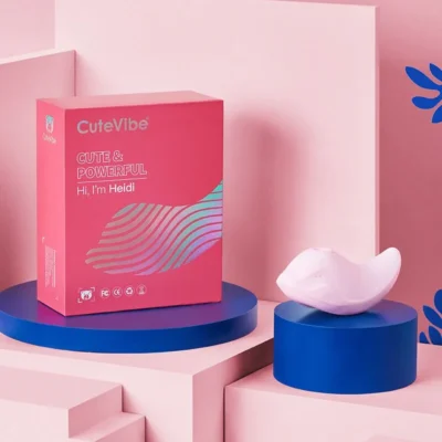 Зображення Вібратор та вакуумний стимулятор CuteVibe Heidi Pink