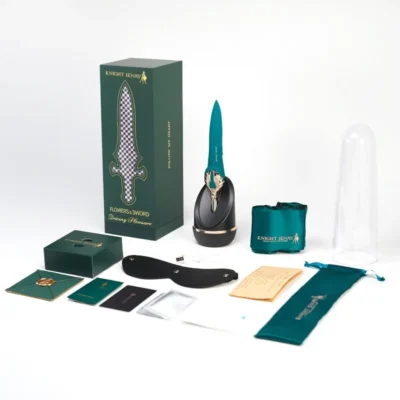 Зображення Вишуканий вібратор Knight Jenay FLOWERS & SWORD