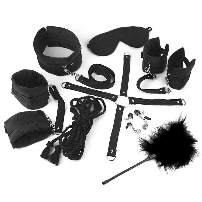 BDSM-набір Art of Sex – Soft Touch BDSM Set black - Зображення 4