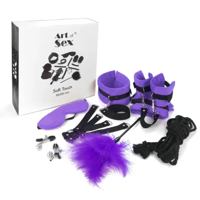 BDSM-набір Art of Sex – Soft Touch BDSM Set purple