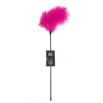 Зображення Лоскітка з пером індика Art of Sex – Feather Paddle,темно-рожева