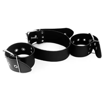 Нашийник з наручниками із натуральної шкіри Art of Sex - Bondage Collar with Handcuffs 13 Зображення Нашийник з наручниками із натуральної шкіри Art of Sex - Bondage Collar with Handcuffs