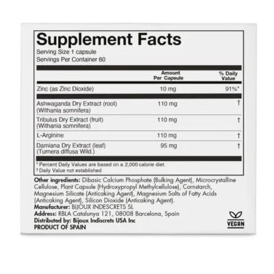 Зображення Натуральна харчова добавка для підвищення лібідо Bijoux Indiscrets Sex au Naturel — Orgasm Glow