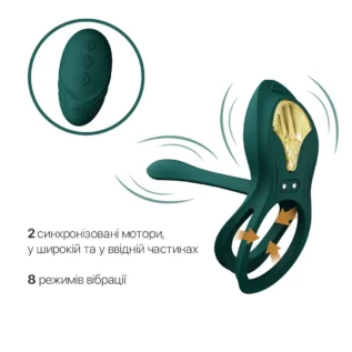 Смарт-ерекційне кільце Zalo - BAYEK Turquoise Green 13 Зображення Смарт-ерекційне кільце Zalo - BAYEK Turquoise Green