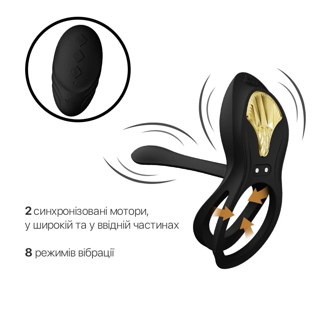 Смарт-ерекційне кільце Zalo - BAYEK Obsidian Black 6 Смарт-ерекційне кільце Zalo - BAYEK Obsidian Black - Зображення 4