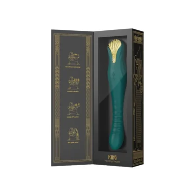 Зображення Смартвібратор-пульсатор Zalo — King Turquoise Green