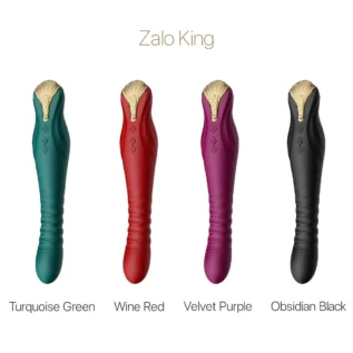 Смартвібратор-пульсатор Zalo — King Turquoise Green 22 Смартвібратор-пульсатор Zalo — King Turquoise Green - Зображення 9