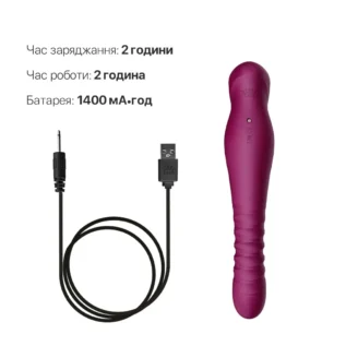 Зображення Смартвібратор-пульсатор Zalo — King Velvet Purple