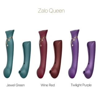 Смартвібратор 3в1 Zalo — Queen Wine Red - Зображення 9