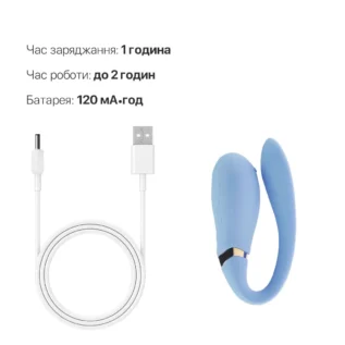 Зображення Смартвібратор для пар Zalo — Fanfan Royal Blue