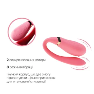 Смартвібратор для пар Zalo — Fanfan Rouge Pink 16 Зображення Смартвібратор для пар Zalo — Fanfan Rouge Pink
