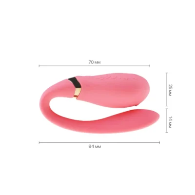 Зображення Смартвібратор для пар Zalo — Fanfan Rouge Pink