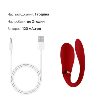Зображення Смартвібратор для пар Zalo — Fanfan Bright Red