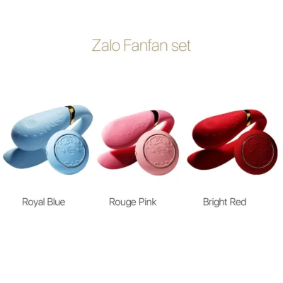 Зображення Смартвібратор для пар Zalo Fanfan set Royal Blue