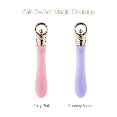 Зображення Вібратор для точки G із підігрівом Zalo Sweet Magic - Courage Fairy Pink