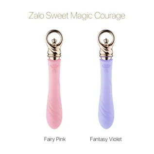 Вібратор для точки G із підігрівом Zalo Sweet Magic - Courage Fantasy Violet 18 Зображення Вібратор для точки G із підігрівом Zalo Sweet Magic - Courage Fantasy Violet