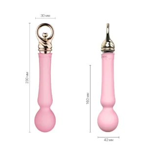 Alternative view of Вібромасажер із підігрівом Zalo Sweet Magic - Confidence Wand Fairy Pink