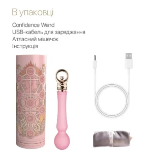Вібромасажер із підігрівом Zalo Sweet Magic - Confidence Wand Fairy Pink 17 Зображення Вібромасажер із підігрівом Zalo Sweet Magic - Confidence Wand Fairy Pink