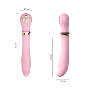 Alternative view of Пульсатор із підігрівом Zalo Sweet Magic - Desire Fairy Pink