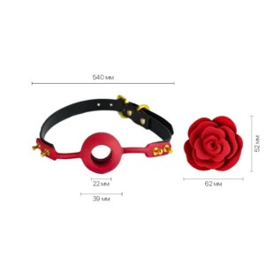 Alternative view of Розкішний кляп у вигляді троянди Zalo - Rose Ball Gag