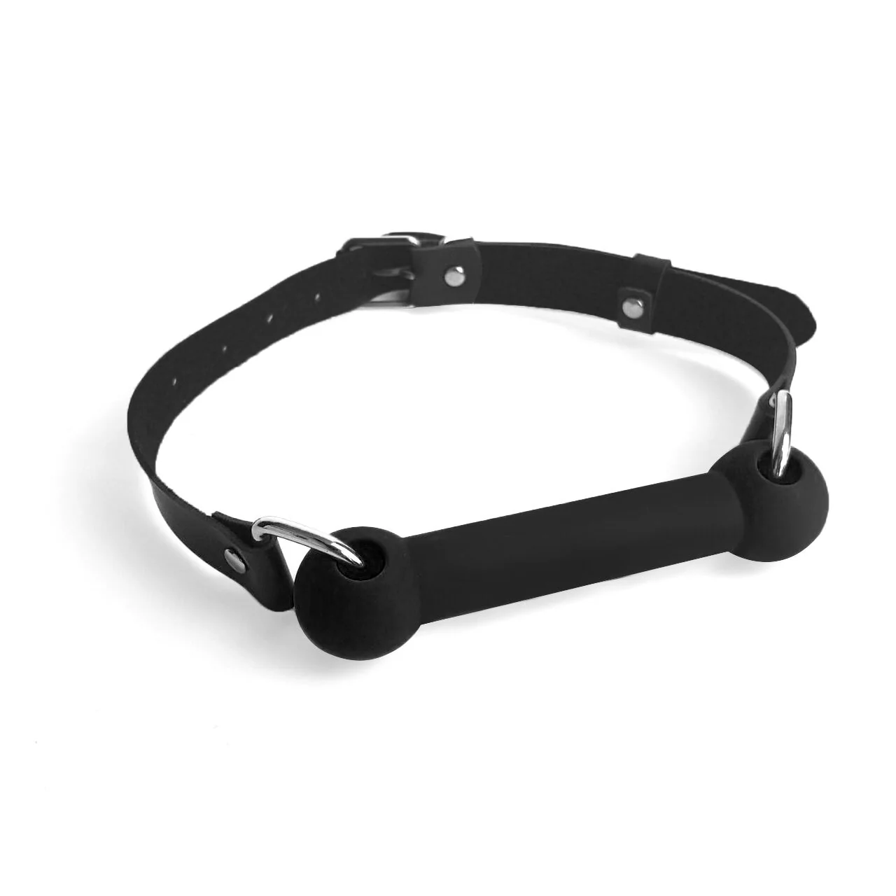 Кляп-палиця на ременях Art of Sex – Gag Stick Silicon чорний 4 Кляп-палиця на ременях Art of Sex – Gag Stick Silicon чорний - Зображення 2