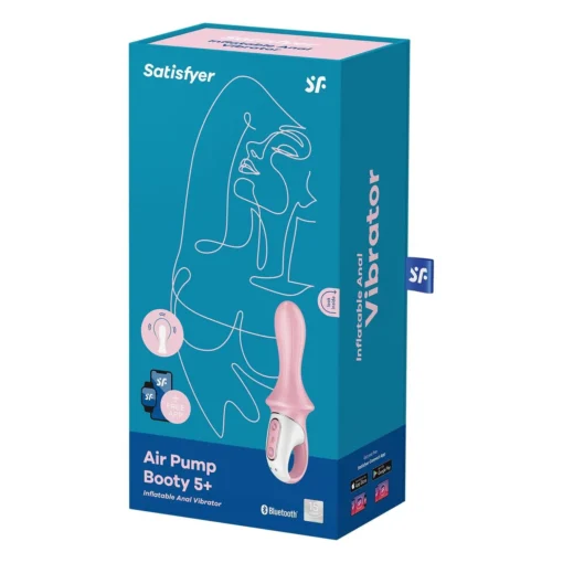Анальний смарт-вібратор Satisfyer Air Pump Booty - Зображення 8