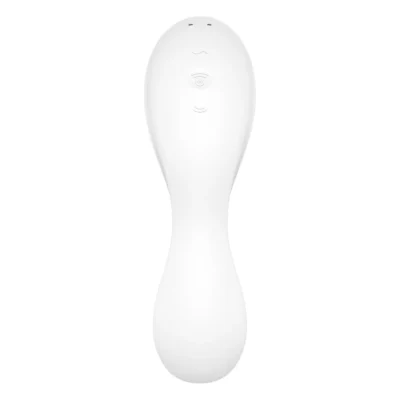 Вакуумний смарт-стимулятор із вібрацією Satisfyer Curvy Trinity 5 White 12 Зображення Вакуумний смарт-стимулятор із вібрацією Satisfyer Curvy Trinity 5 White