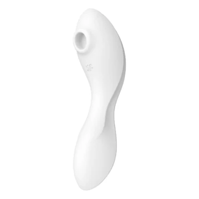Вакуумний смарт-стимулятор із вібрацією Satisfyer Curvy Trinity 5 White 10 Зображення Вакуумний смарт-стимулятор із вібрацією Satisfyer Curvy Trinity 5 White