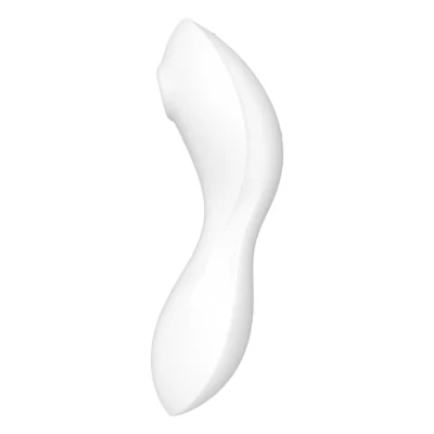 Вакуумний смарт-стимулятор із вібрацією Satisfyer Curvy Trinity 5 White 11 Зображення Вакуумний смарт-стимулятор із вібрацією Satisfyer Curvy Trinity 5 White